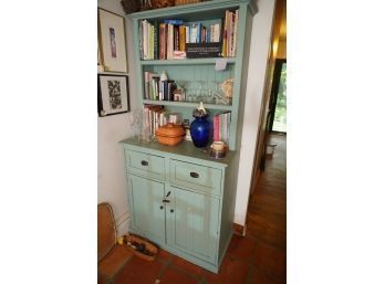 GORGEOUS SOLID WOOD CABINET WITH TOP SHELVING