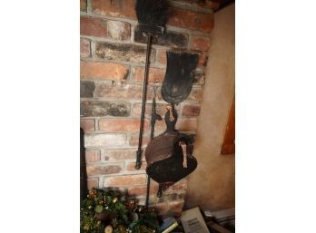 ANTIQUE FIREPLACE CLEANING SET
