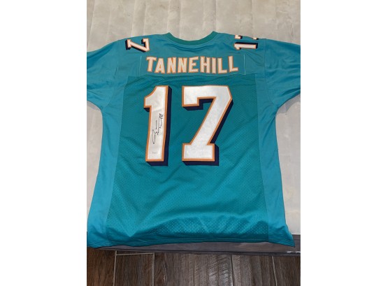 Ryan Tannehil Autographed Miami Dolphins Jersey With JSA Authentication Sticker