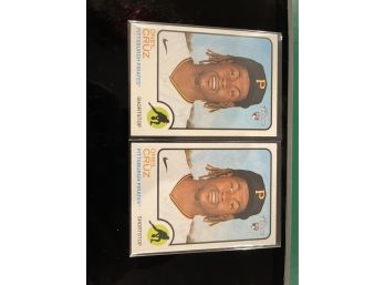 2022 Topps Heritage Oneill Cruz Rookie Card #157 (lot Of 2 Cards)
