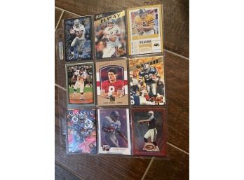 Lot Of 18 Football Cards - Faulk, Marino, E Smith, Favre, Young, Elway, B Sanders, McNair