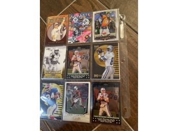 Lot Of 18 Football Cards - McNabb, Young, Rice, Aikman, Owens, P. Manning, E. Smith, Fitzgerald, B. Sanders