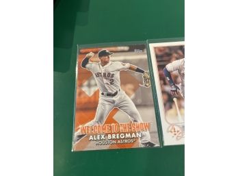 Alex Bregman 3 Card Lot - Houston Astros - Topps 2022 Series 1