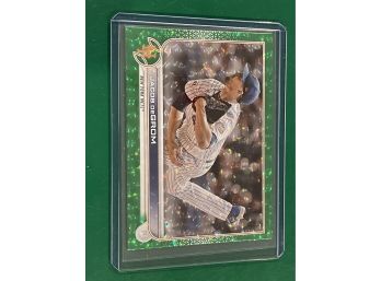 2022 Topps Series 1 Baseball - Jacob DeGrom Green Foil Board Card 084/499 New York Mets