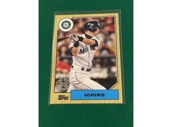 Ichiro Retro Card 1987 From Topps 2022 Series 1