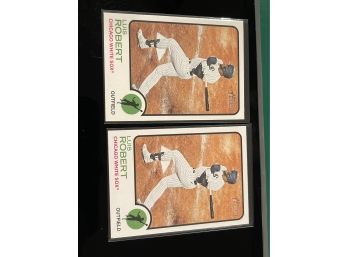 2022 Topps Heritage Luis Robert Card#295 (lot Of 2 Cards) Chicago White Sox