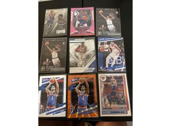 Obi Toppin 9 Card Lot With 6 Of Them Being Rookie Cards New York Knicks