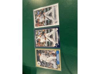 Miguel Cabrera 3 Card Lot - 2022 Topps Series 1