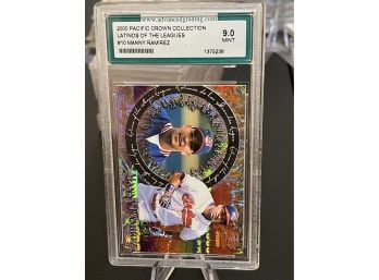 2000 Pacific Crown Collection Latinos Of The Leagues #10 Manny Ramirez - Mint 9