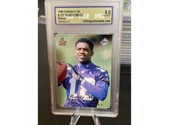 1998 Collectors 1st #157 Randy Moss Rookie - Nm-MT 8