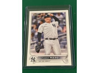 2022 Topps Series 1 Baseball - Anthony Rizzo 132/300 New York Yankees