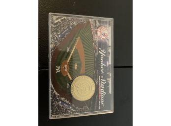 24KT Gold Overlay Medallion Limited Edition - Yankee Stadium April 16, 2009