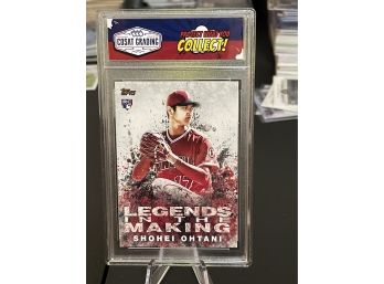 2018 Topps Shohei Ohtani Legends In The Making Rookie Card - LA Angels