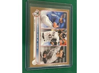 2022 Topps Series 1 Baseball - ERA Leaders Gold Card 0098/2022 Ray, McCullers Jr., Cole