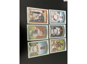 2021 Topps Heritage - SD Padres Lot - Caratini, Musgrove, Nola, Weathers, Ona & Now And Then Insert