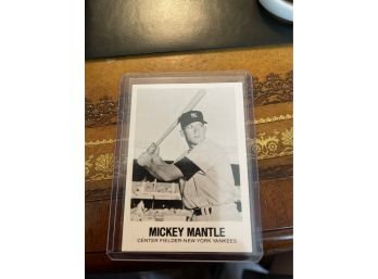 1977 TCMA Mickey Mantle Card - Center Fielder New York Yankees