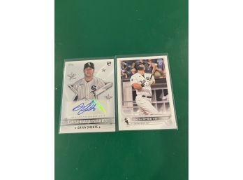 Gavin Sheets Autograph Rookie Card And Rookie Base Card - White Sox