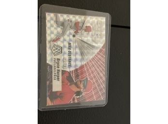 2021 Panini Mosaic Baseball - Bryce Harper Max Distance Insert Card
