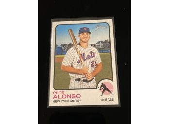 2022 Topps Heritage Pete Alonso Card#54 NY Mets