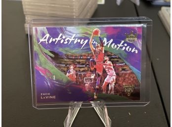 2021-22 Panini Court Kings Zach LaVine Artistry In Motion Insert Card