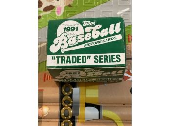 1991 Topps Baseball Traded Series - Card Numbers 1-T Through 132-T