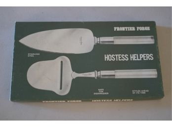 LIKE NEW FRONTIER FORGE HOSTESS HELPERS