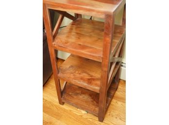 3 TIER WOOD SIDE TABLE