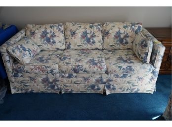 FLOWER DESIGN SOFA WITH PULLOUT BED