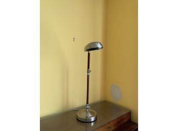 GORGEOUS MID CENTURY ADJUSTABLE LAMP,  26IN HIGH