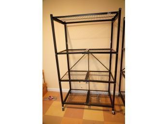 MINT CONDITION ORIGAMI FOLDABLE RACK ON WHEELS