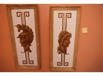ROMAN STYLE HANGING ART, 11.5X26.5 INCHES