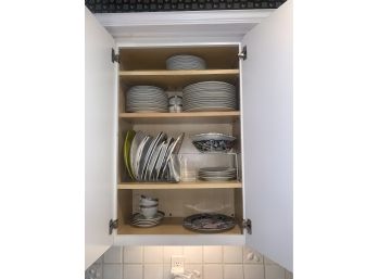 Mystery Cabinet Of Kitchenware/ Plates