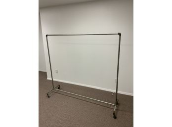 Pipe Style Industrial Metal Clothing Rack, Comes Apart