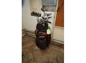 GOING GOLFING? CALLAWAY GOLF BAG WITH CLUBS