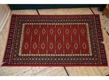 SMALL PERSIAN STYLE ENTRANCE RUG, 44X25 INCHES