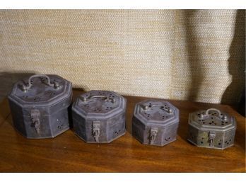 BRASS TRICKET NESTING BOXES (READ INFO)