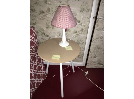 Table And Small Lamp Lot