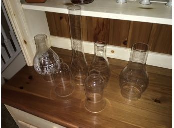 Lot Of Glass Parts For Lamps