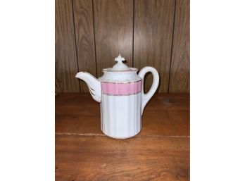 GORGEOUS PORCELAIN LARGE TEA KETTLE WITH SILESIA STAMP AT THE BOTTOM