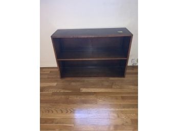 MODERN BROWN LONG BOOKCASE WITH 2 SHELVES (2 OF 2)