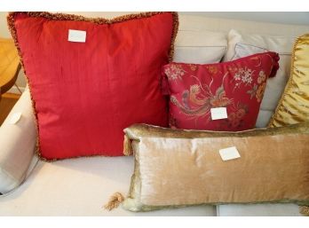 LOT OF THREE COUCH PILLOWS
