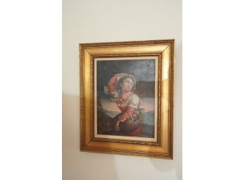 ANTIQUE FRAMED PAINTING