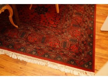 LARGE COURISTAN THE KASHIMAR COLLECTION BRICK RED RUG