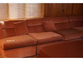 VINTAGE 5 PIECE SECTIONAL COUCH
