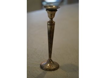 STERLING SILVER CANDLE HOLDER WEIGHTED