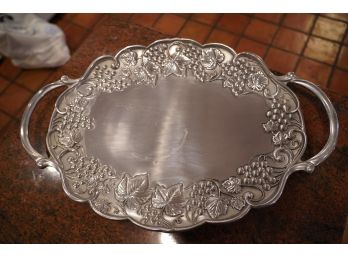 LENOX SILVER PLATE STYLE- ALUM-SERVING TRAY