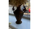 HOME DECOR CENTER PIECE VASE WITH DRIED FLOWERS