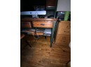 WOODEN DESK WITH PULL OUT DRAWER
