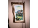 WOODEN FRAMED SIGNED OIL ON CANVAS PAINTING BY H. SIMPSON