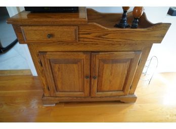 SOLID WOOD BAR CABINET